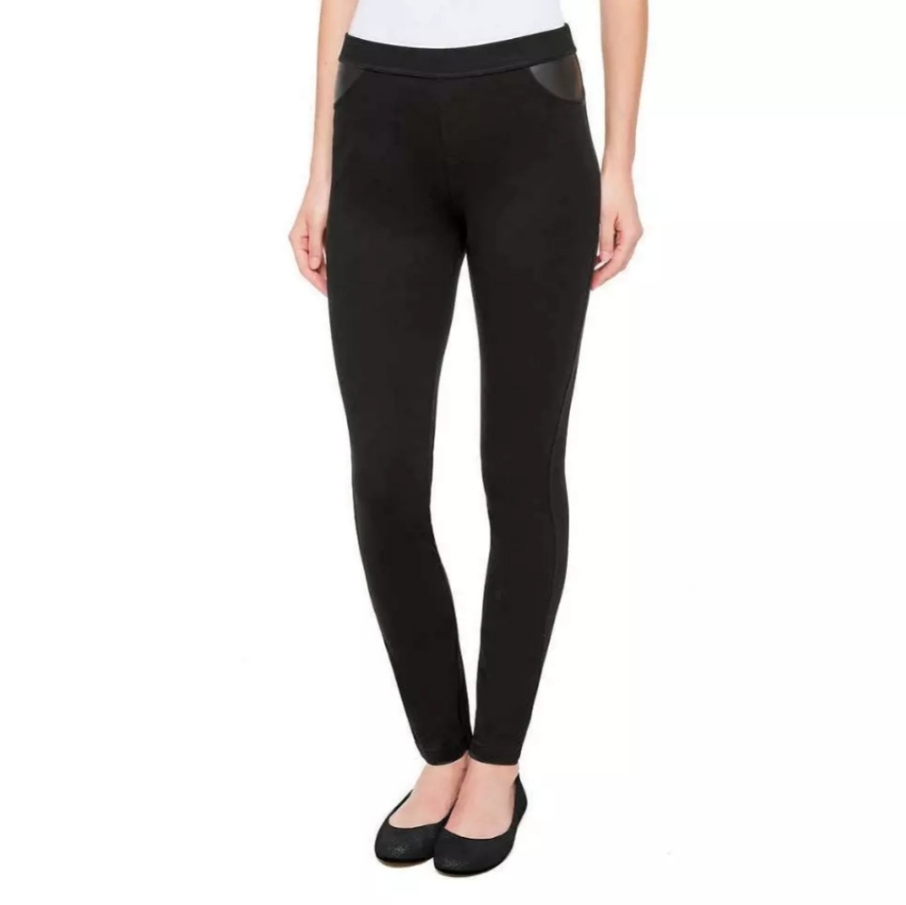 DKNY Pull-On Charcoal Ponte Dress Pants
